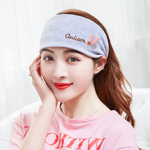 Postpartum Hat, English Name, Gentle Rabbit Doll, Stack Hat, Five-Pointed Star Postpartum Hat, Washing Face, Makeup Hair Band, Postpartum Head Scarf