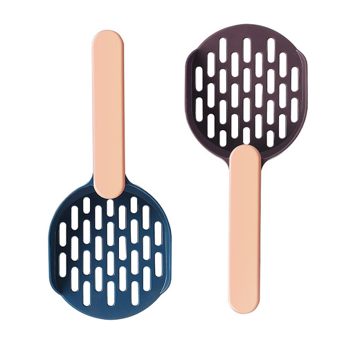 New Cat Litter Scoop Stylish Contrast Color Instant Filter Cat Litter Scoop Pickup Bag Dispenser Factory Direct Sales Pet Supplies 6