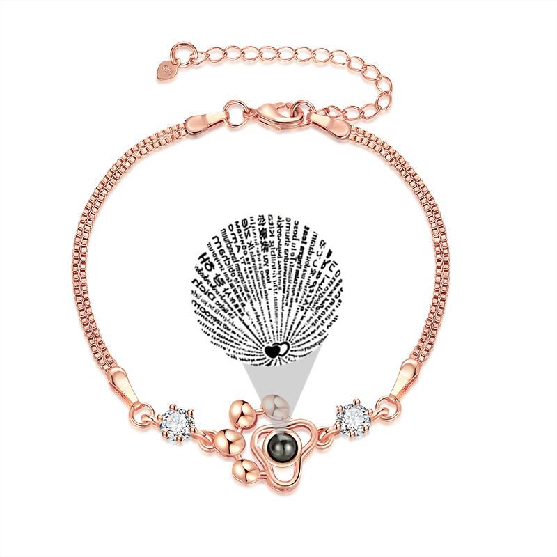 Fashion Dogu0027s paw Copper Plating Hollow Out Inlay Zircon Bracelets 1 Piece