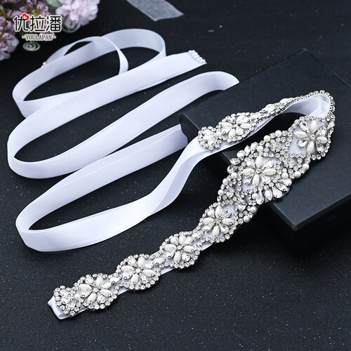 Ulapan Rhinestone Decorative Belt Bridal Wedding Girdle AliExpress Best Seller Manufacturer S161