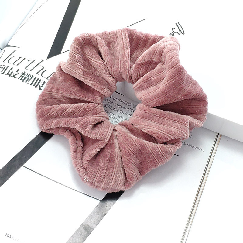 Pure Color Velvet Fashion Hair Scrunchies display picture 3