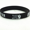 Blue Police Black Lives Matter Silicone Silicone Bracelet Related Poly Protective Protocol