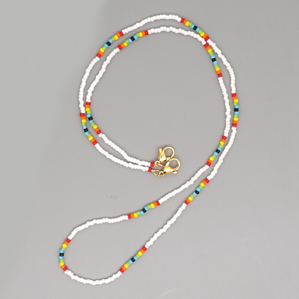 Anti-skid Glasses Chain Colorful Beaded Necklace display picture 2