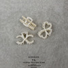 Accessory, hairgrip from pearl, crab pin, hairpins, 5.8cm