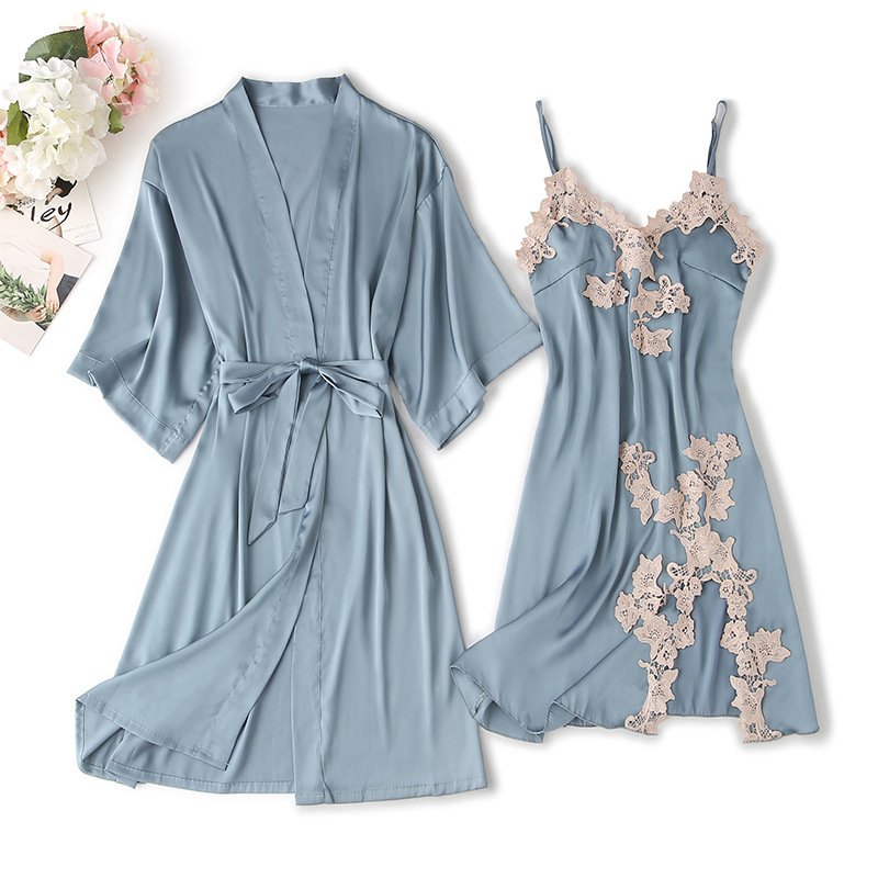 Satin Cami Nightgown Set