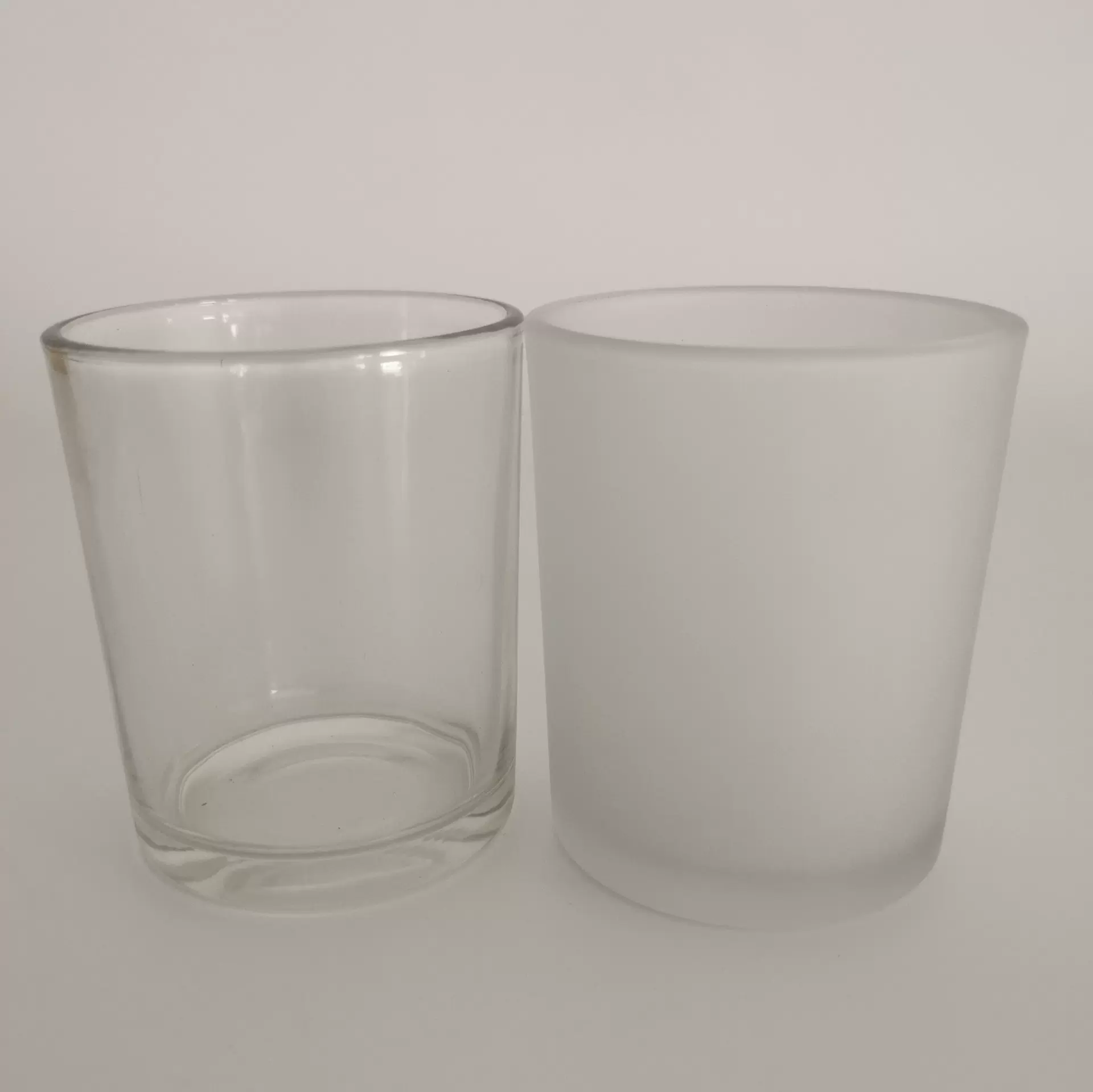 diy蜡烛材料 玻璃烛台 小圆杯 磨砂杯 香薰蜡容器 果冻蜡烛杯