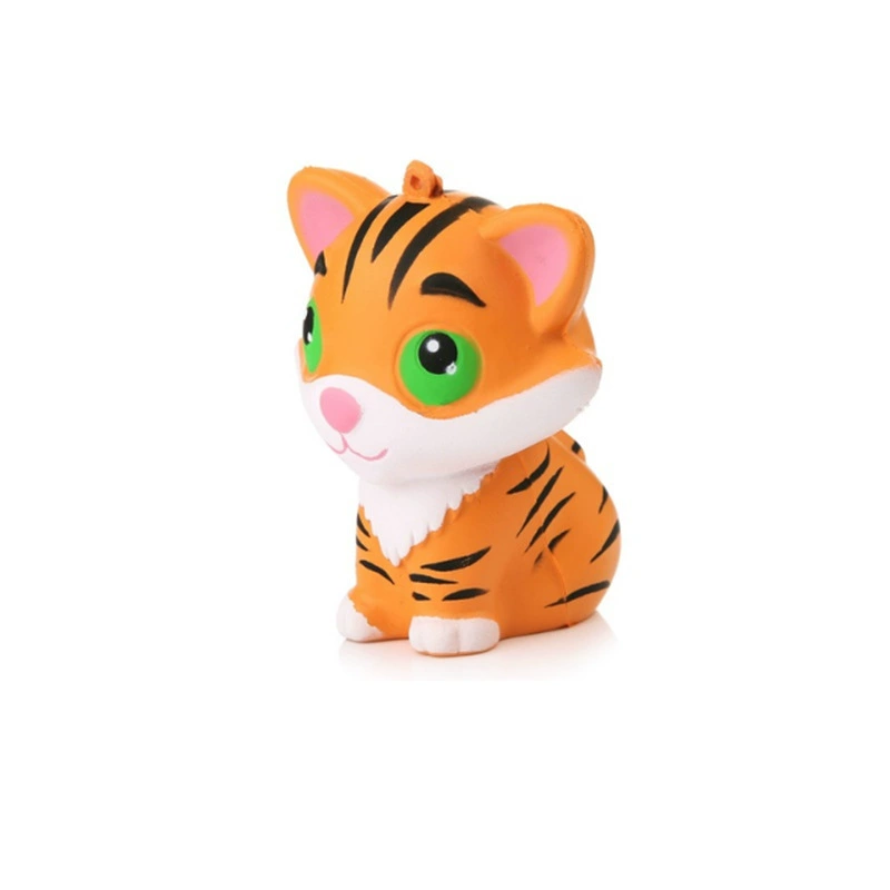 Polyurethane toy, cartoon squish, custom-made, tiger