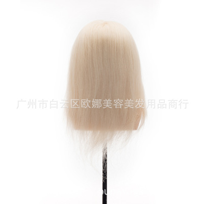 真人發模特頭練習頭模教習頭頭模帶肩膀模特頭