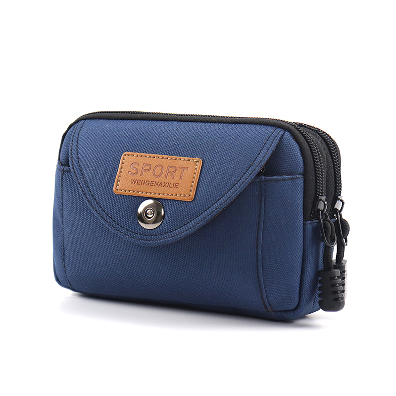 Teléfono móvil bolso de la cintura cinturón de los hombres caja del teléfono móvil impermeable al aire libre deportes cinturón multifuncional teléfono móvil bolsa vertical bolso colgante hombres