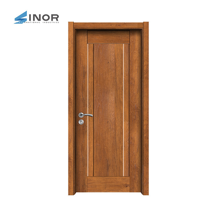 Puerta de cristal de carbono de roble interior puerta de madera ecológica puerta de la habitación del dormitorio Puerta de inodoro dormitorio minimalista moderno