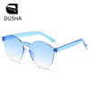 Cross -border frameless sunglasses Consecutively Frameless sunglasses candy color foreign trade male and female sunglasses 8910