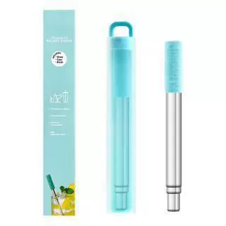 HF不锈钢吸管304食品级便携可折叠日用餐桌用品