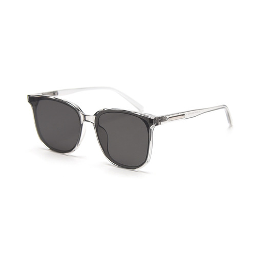 TR19161 Korean Version Large Frame Plain Nylon Sunglasses for Couples, Men and Women, Ink Sunglasses for Instagram Influencers and Selfies