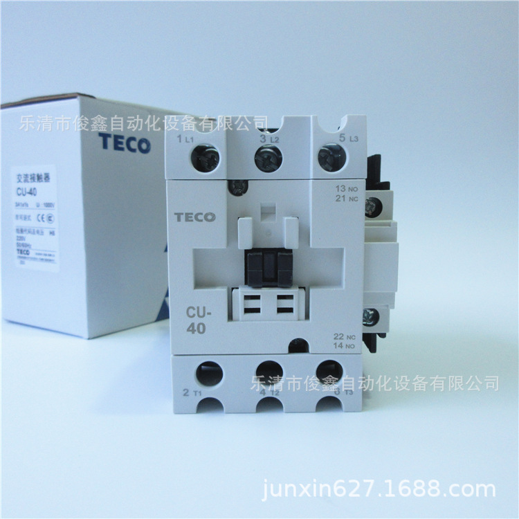 原装TECO台安交流接触器CU-40 3A1a1b 220VAC