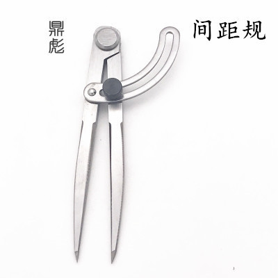 厂家直销DIY手工皮革工具 带翼间距规画线器 划线规压边器