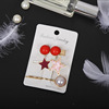 South Korean brand goods, metal hairgrip from pearl, set, hairpins, cute hair accessory, 3 piece set, wholesale