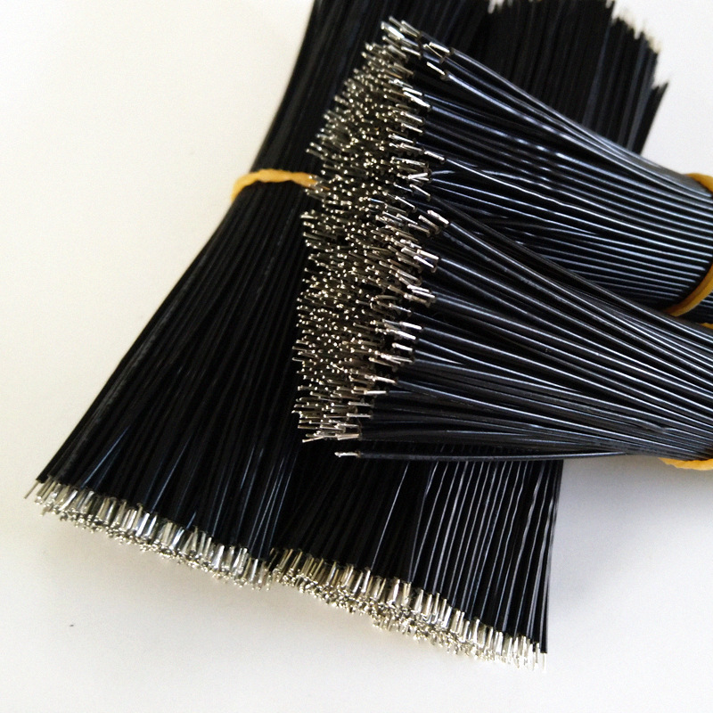 厂家直销短线 80mm22号线 UL3239硅胶高压高温线 80mm电子线加工