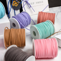 Leather rope flower shop supplies materials flower bouquets decorative velvet belt wrapped flower tying rope floral packaging materials simulated leather rope