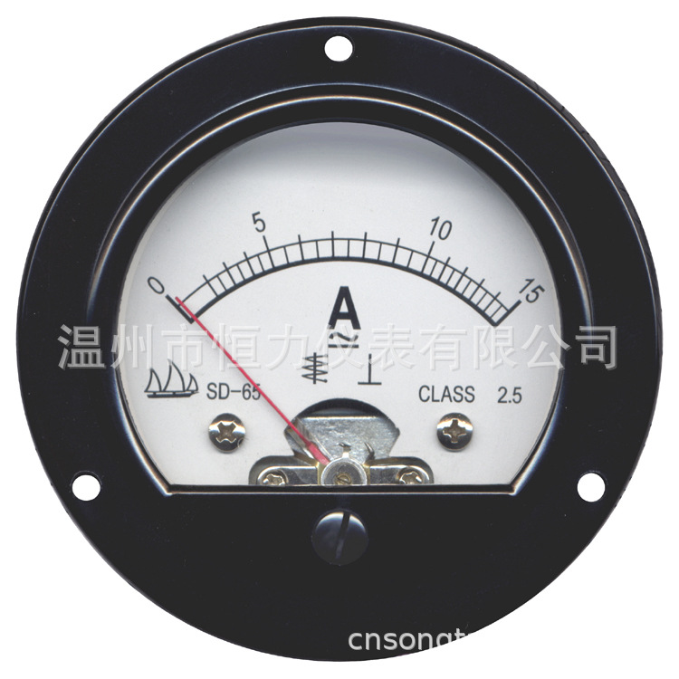 厂家供应SO-65 圆型交流电流表指针式电流电压表