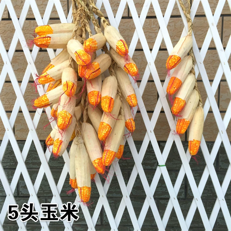 Vegetable model pendant fruit and vegetable window fake vegetable corn chili pepper, garlic decoration farmhouse fake fake