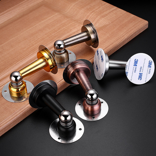 Directly supplied from the manufacturer, thickened punch-free stainless steel door suction door stoppers, door top strong magnetic door suction, wall suction, high magnetic wooden door floor suction