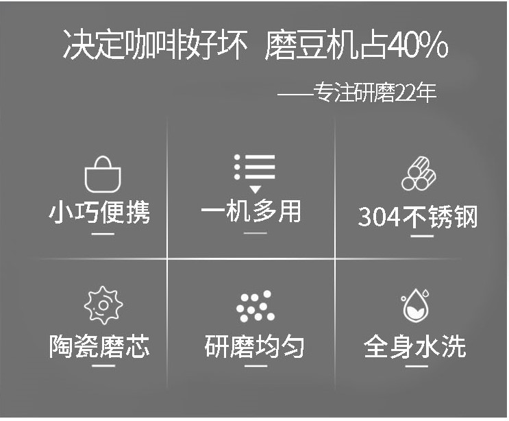 便携手动磨豆机