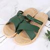 Fashionable sandals, slippers platform, beach footwear, autumn, trend of season, Korean style