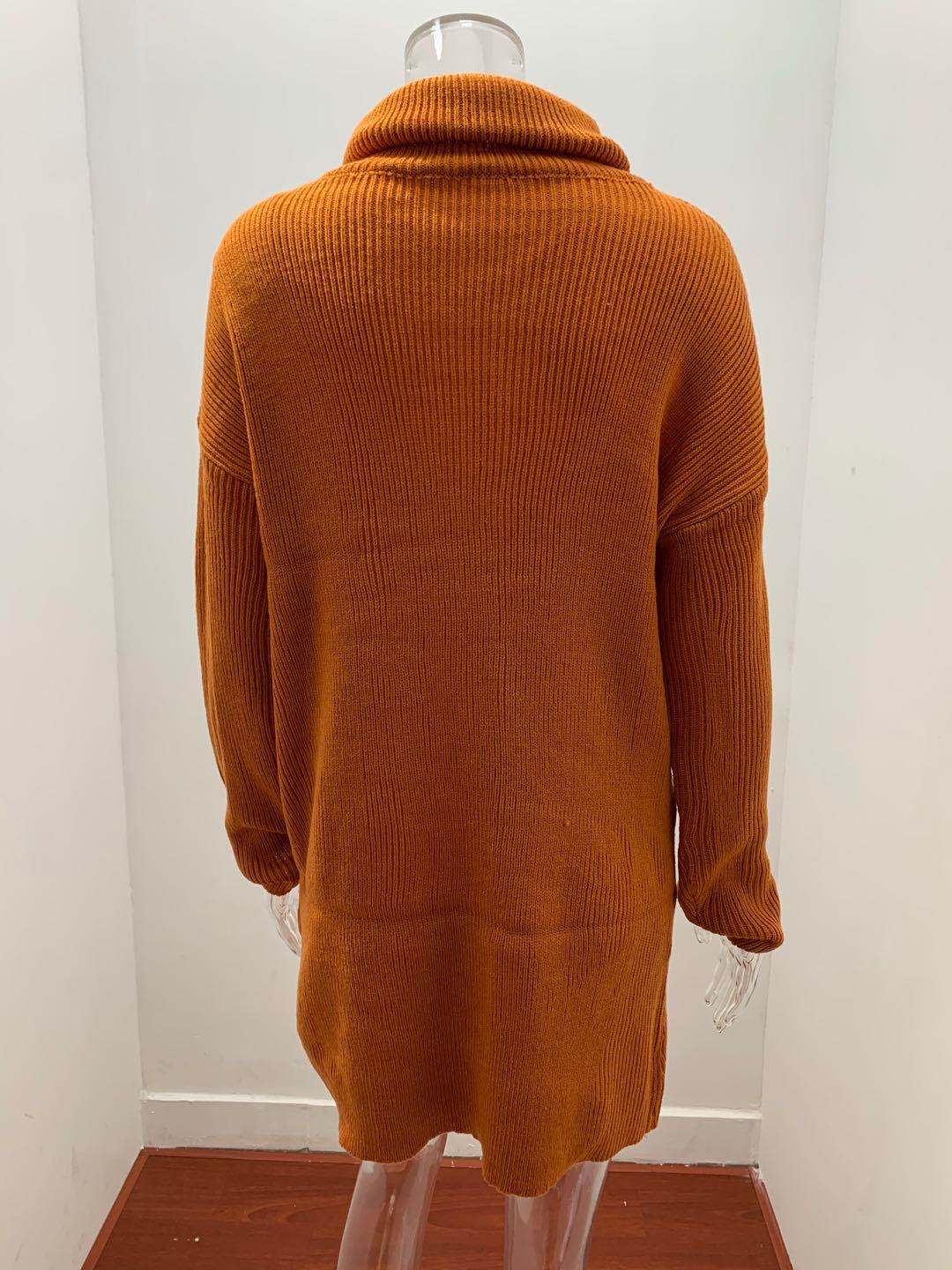 Fall Knitwear Two Collared Hollow Out Cutout Out Pullover Dress Sweater 17 Fall Knitwear Two Collared Hollow Out Cutout Out Pullover Dress Sweater