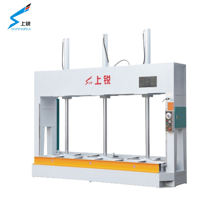 上锐木门板材多层板胶合板瓷砖铝蜂窝板冷压机带滑轮液压板机75吨