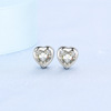 Cross -border e -commerce hot sale, Duoduo hot selling Korean fashion jewelry, you have your heart -shaped earrings female direct sales