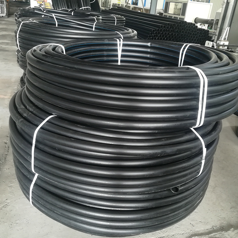 江苏睢宁HDPE盘管灌溉管PE给水管自来水饮用水管材管件现货供应