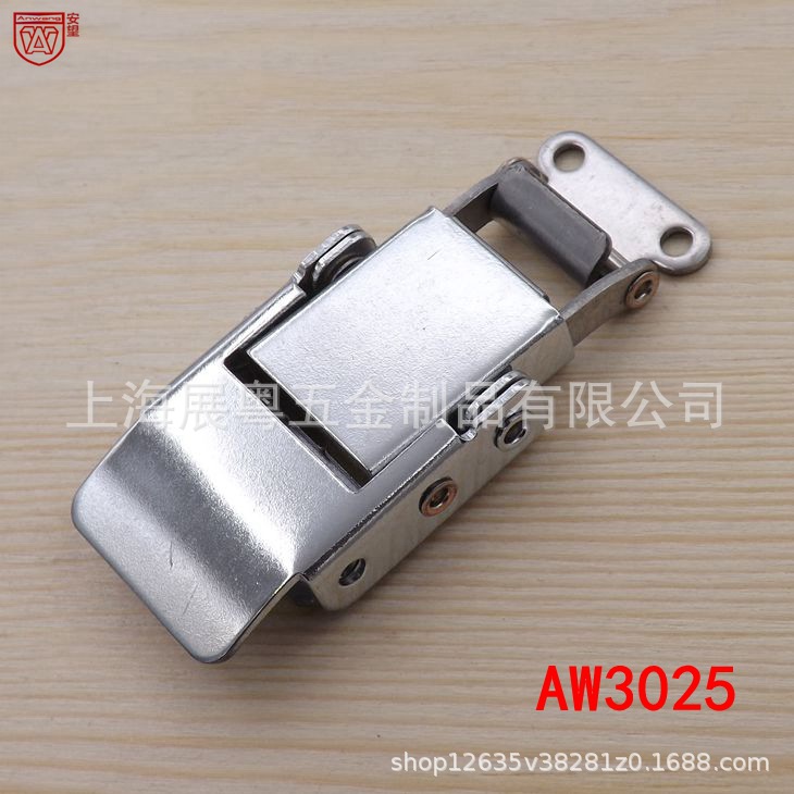 AW3025 hebilla de puente caja de herramientas de hebilla de hierro bolsa de aluminio caja de madera fija hebilla hebilla caja de hardware