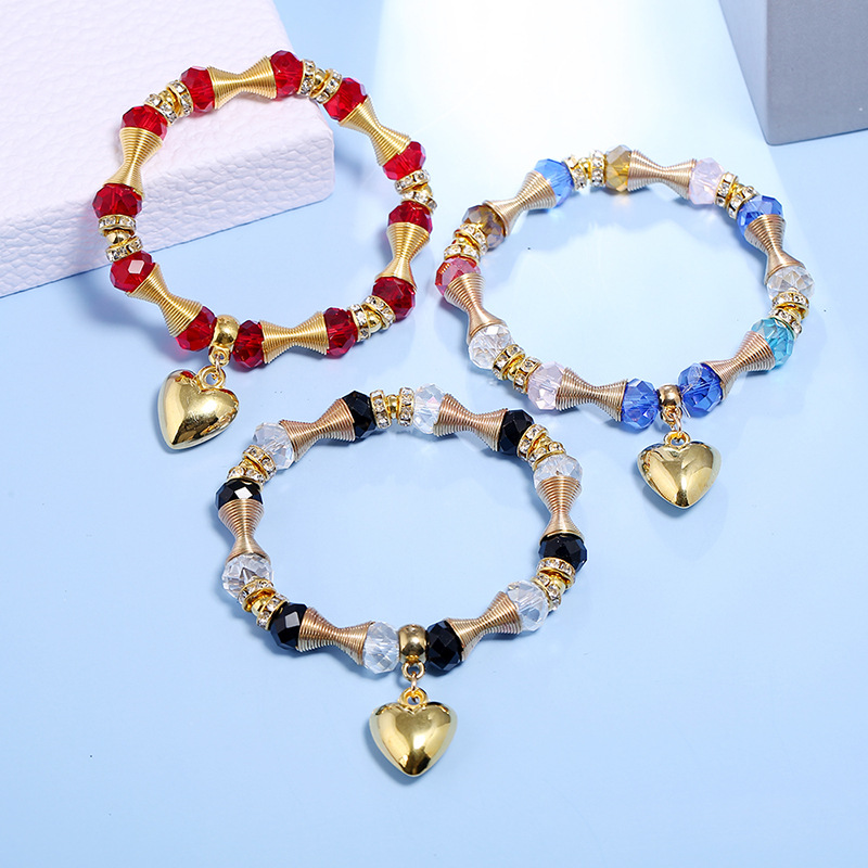 Fashion Bohemian Elastic Crystal Bracelet display picture 6