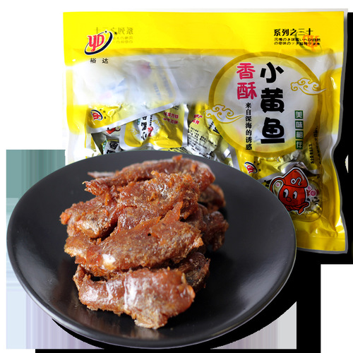 Yuda crispy yellow croaker 450g spicy yellow croaker dry goods snack ready-to-eat hairtail Zhoushan seafood specialty