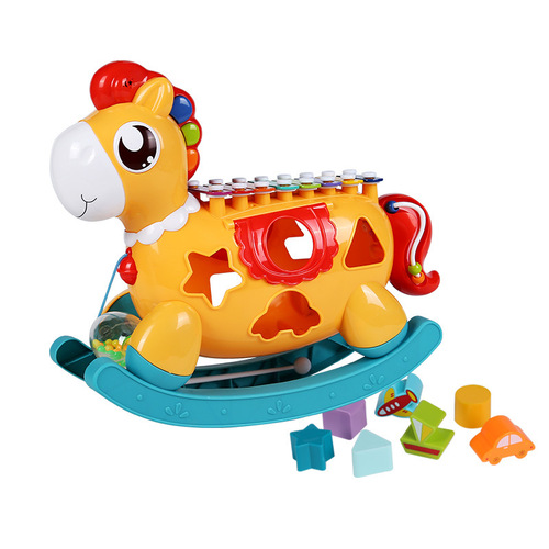 Knock on the piano baby educational toys for infants and young children 1-2 years old eight-tone percussion musical toy piano beautifully boxed