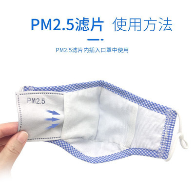 口罩插片 PM2.5过滤片防雾霾防尘活性炭Mask 五层口罩滤芯含熔喷|ms