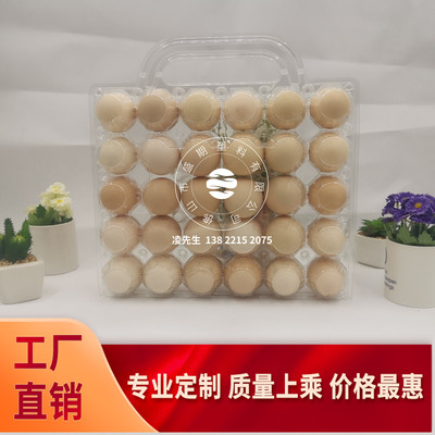 egg Egg tray egg packing medium , please 30 egg Portable packing goods in stock transparent Plastic box customized