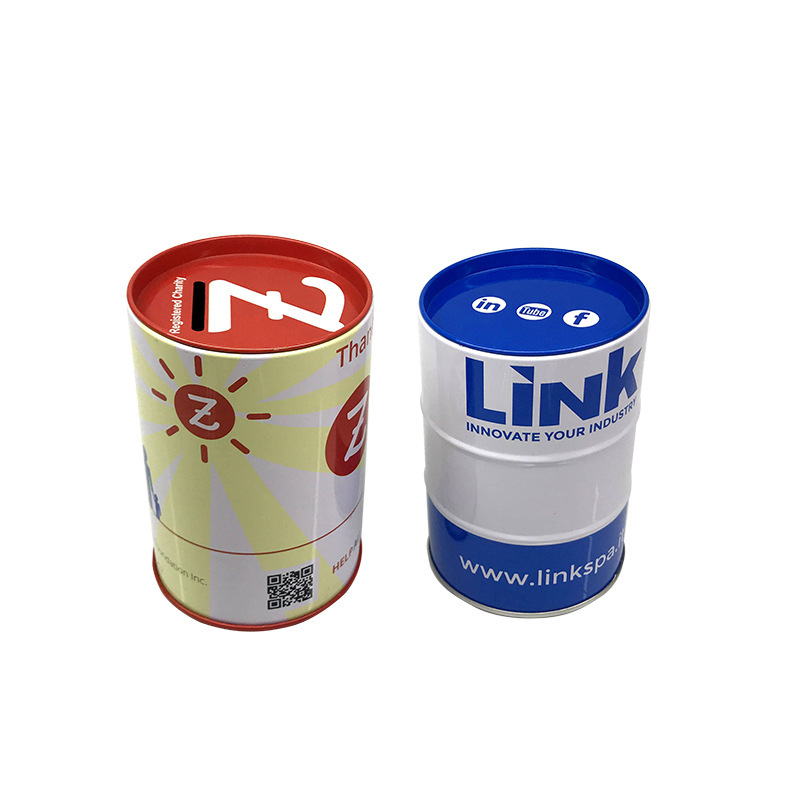 Embalaje de ropa de latas de hierro de hier