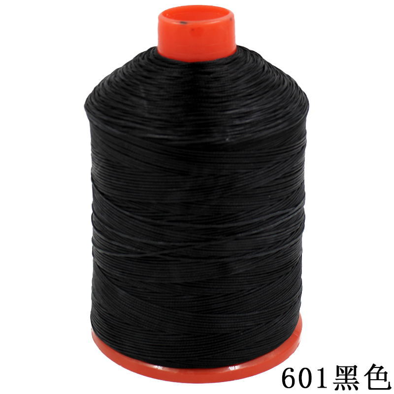 210D 왁스 실 601 블랙