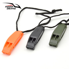 Water sports emergency survival whistle outdoor dual-frequency whistle blast whistle anti-wolf multi-functional police whistle KS-923