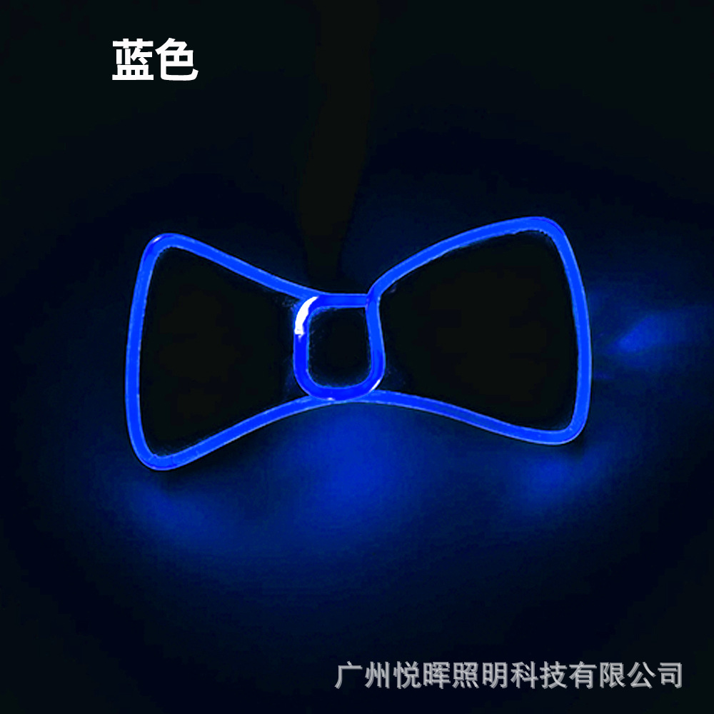 Nuevo LED luminoso pajarita 5V danza de la boda del partido creativo flash pajarita bar discoteca rendimiento Accesorios luminosos