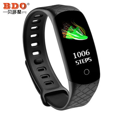 贝哆星S2测体温手环手表血压心率信息推送 睡眠运动 计步智能手环|ms