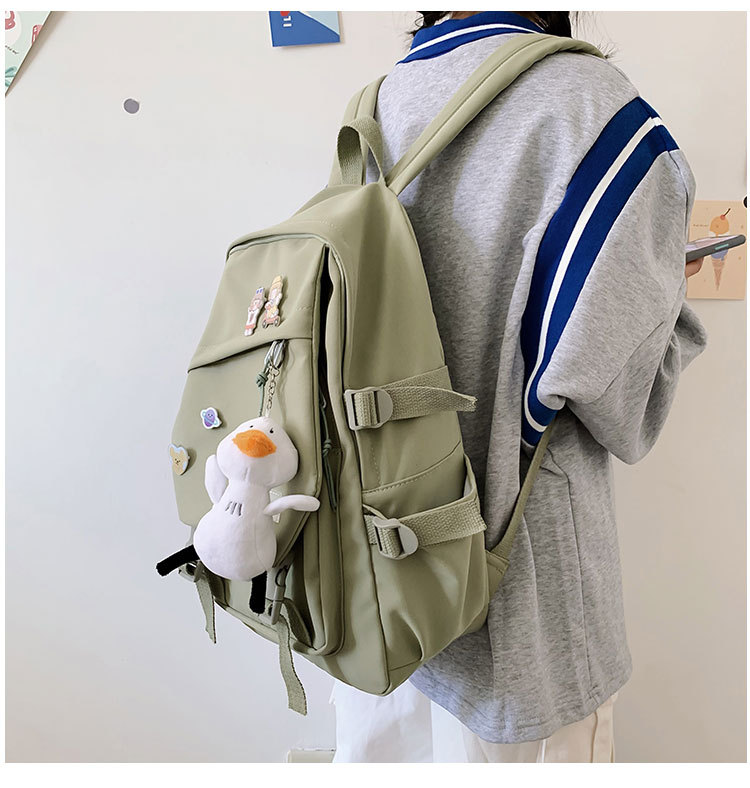 Backpack 2020 New Korean Style High School Junior High School Student Schoolbag Female Large Capacity Couple Travel Backpack Male display picture 47