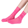 Colored brand retro summer thin knee socks, mid-length