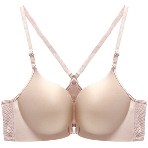 珀依兰无钢圈文胸新品 前扣文胸运动内衣 文胸背心式内衣女士胸罩