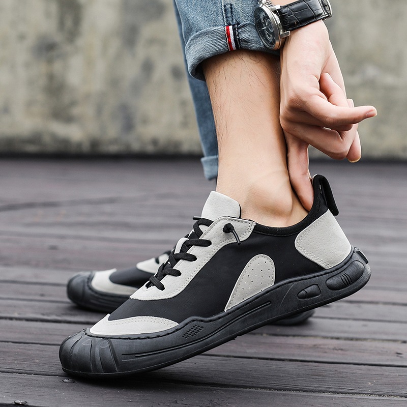 为你转身休闲五指鞋男鞋秋季布鞋软底休闲百搭男士布鞋厂家直销|ms
