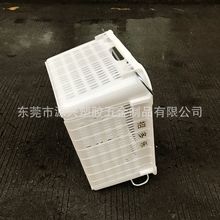 白色环保材质蔬菜铁耳筐 塑料周转萝广西水果箩筐 车间仓储胶框
