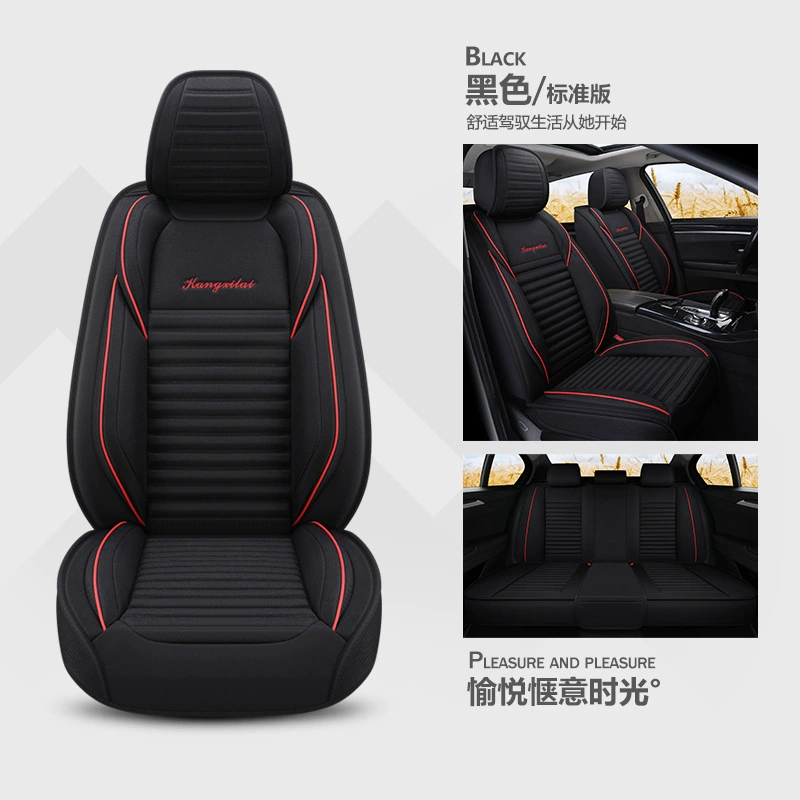 Чехол на сиденье автомобиля из ткани для пикапа JAC V7 Shuailing T6T8 JMC Territory Tiger Collection, летний лен, все включено