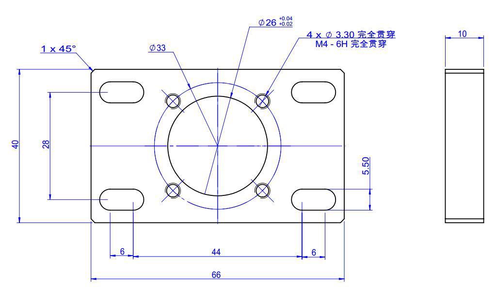 口罩机配件口罩机机件KSD171007A-01-02-41安装板