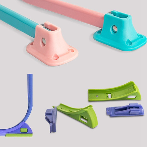 Folding Bed Laptop Desk Leg Foot Support Anti-Slip Silicone Pad U-Shaped Furniture Hardware Accessory Desk Leg